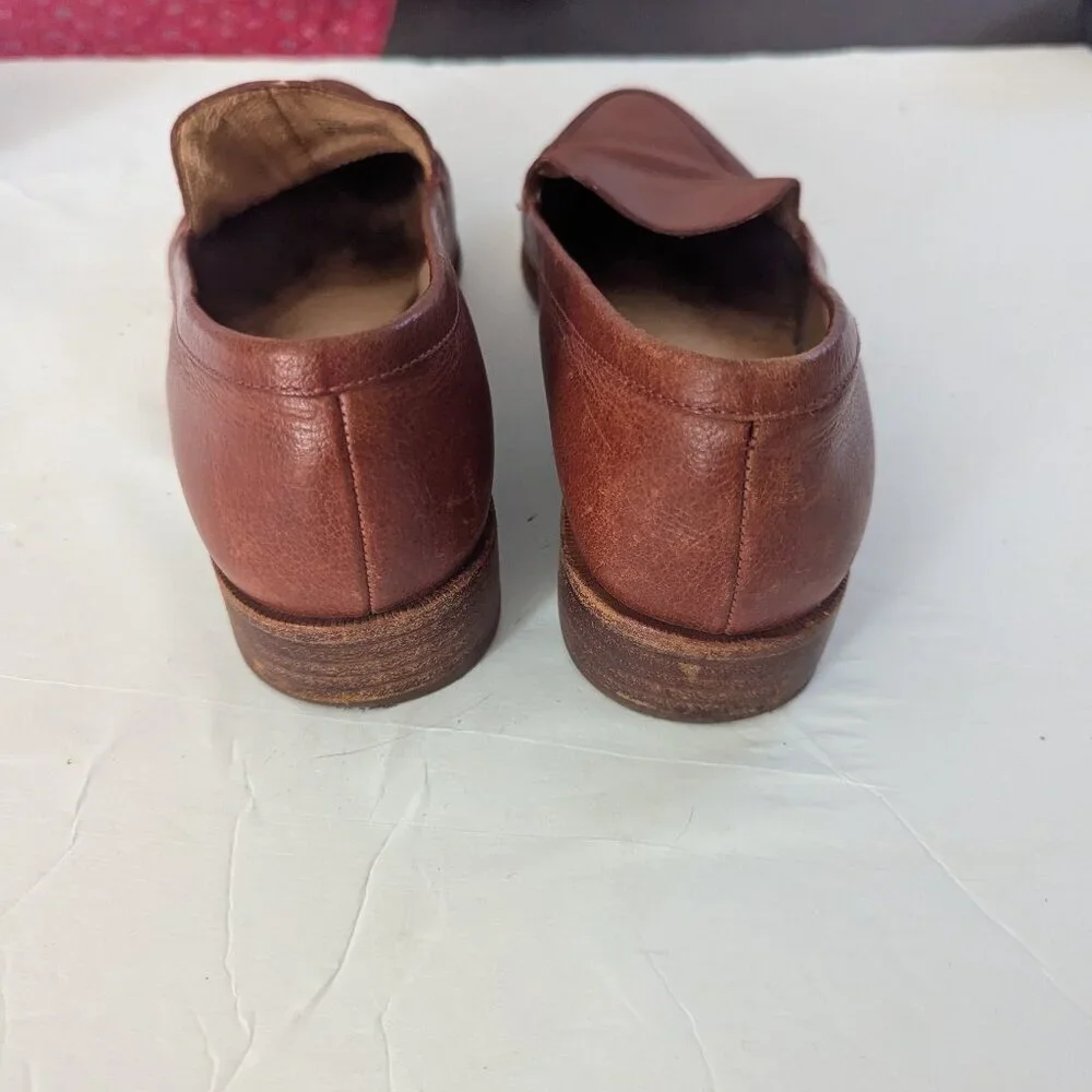 Madewell The Frances Loafer‎ Brown Slip On Boat Shoe Preppy Academia Normcore